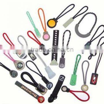 Hot sales silicone and soft pvc zipper puller