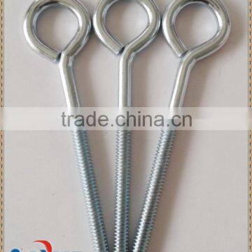 Galvanized fastener bolt, threaded eye bolzen, eye bolt