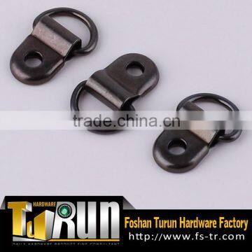 Metal D ring shoe buckle hooks hook buckles