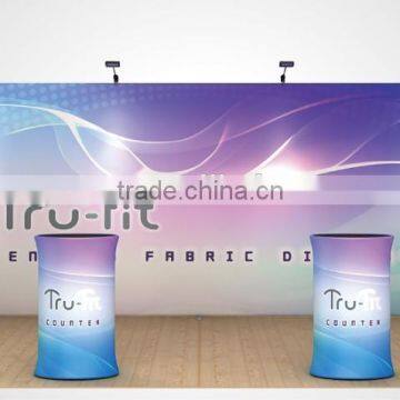 guangzhou light weight tension fabric backdrop display stand