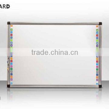 OEM different size 69 to 120 inch multi touch electronic IR smart board no projector mini interactive whiteboard for drawing
