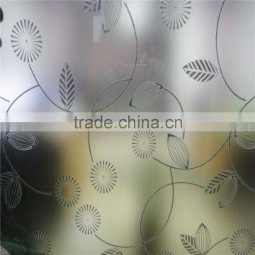 3.5mm 12mm cheaper decorative acid etched float frosted glass