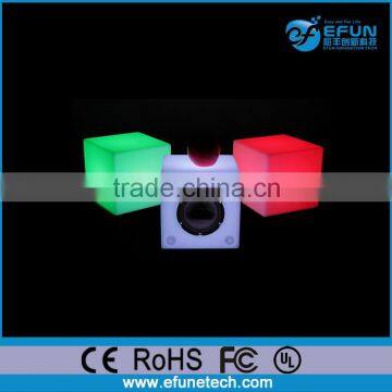 decorating rgb led light cube seat,outerdoor led plastic artificial ice cubes