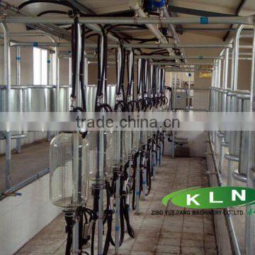 mid-set type pipeline milking parlor for big farm