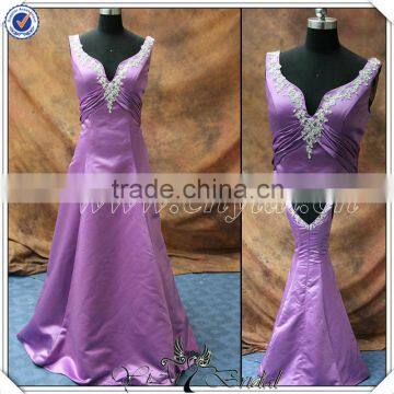 PP2574 Elegant Custom Made Purple Mother of the Bride Dresses