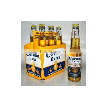 Corona beer 330ml bottle and corona beer extra 355ml bottle