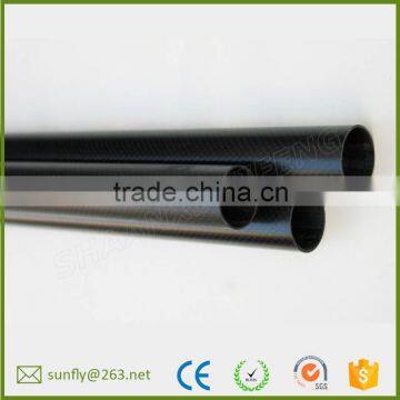 light weight telescoping carbon fiber tubes/ high strengthen 22mm carbon fiber tube/ china custom carbon fibre products