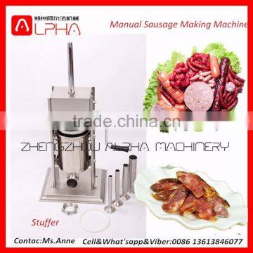 Hand Use Small Capacity Home Party Use Stainless Manual Sausage Stuffer photo-2