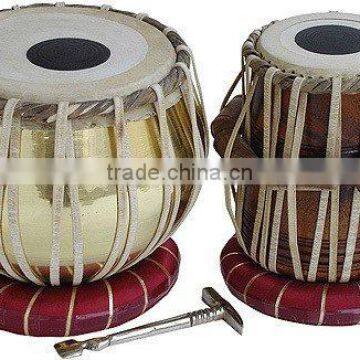 Professional 2.5 KG Brass Bayan Shesham Wood Dayan Musical Instrument India Indian Tabla Drums Set