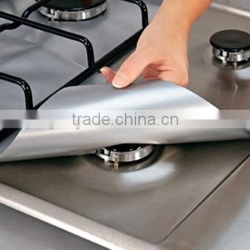 Reusable fiberglass non-stick gas hob protectors liners