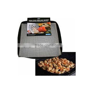 Non-stick Fish PTFE Coated Fiberglass Mesh Grill Basket