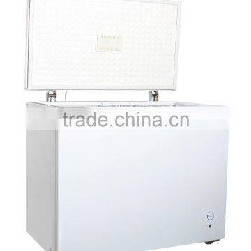 chest freezer with single door and basket