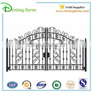 Powder coating casting iron sliding door gate designs for sale