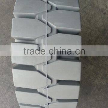 Hot Sale Solid Rubber Tyres 23x9-10 Non Marking Tyres for Industrial Vehicles From China Supplier photo-2