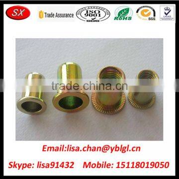 Customized M4 Steel Weld Nut with Yellow Zinc