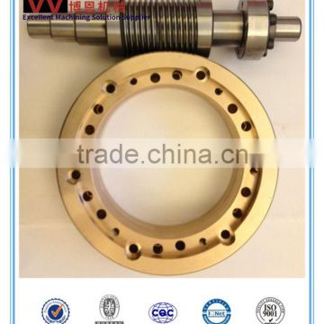 High Precision worm wheel gear made by WhachineBrothers