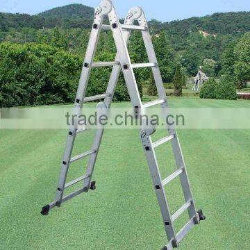 NEW 4 X 4 HEAVY DUTY ALUMINIUM FOLDING LADDER MULTI FUNCTION FOLDABLE LADDERS