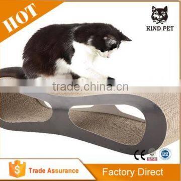 factory wholesale new type funny comfortable cardboard cat scratcher toy