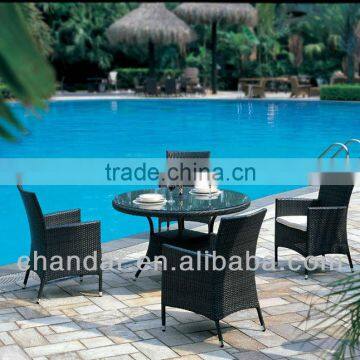 Aluminum frame wicker chair, garden chair, rattan chair