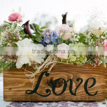 Beautiful Wooden Wedding Centerpiece photo-2
