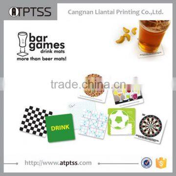 OEM Cute Absorbent Paper Coffee Coaster With Unique Design photo-3