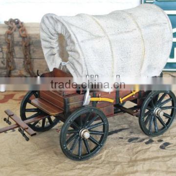 Antique metal carriage models with paint