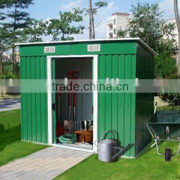 Storage garden shed(HX81222)outdoor storage metal shed structure