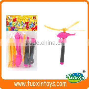 Custom Pull String Flying Helicopter Toy Doll photo-3