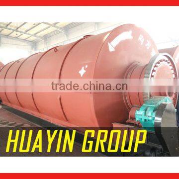 tyre and plastic pyrolysis machine, Scrap Engine Oil Distillation Equipment With 24KW Motor Work Rate