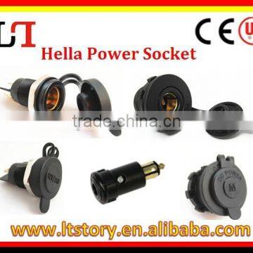 Continental DIN / HELLA 12V - 24V 20 AMP Power Socket