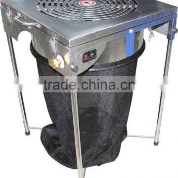 Hydroponic leaf trimmer machine