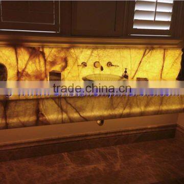 TOP PAKISTANI PURE BACKLIT ONYX BATHROOM VANITYTOPS & SINKS photo-3