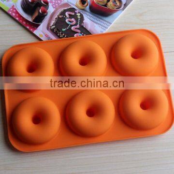 Hot Sell Silicone Bagels Mold DIY Doughnut Mold Baking Pan photo-5