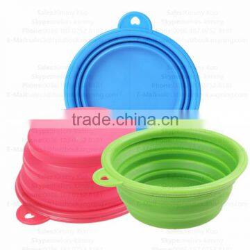 2016 New Portable and Unbreakable Collapsible Silicone Dog Bowl/Silicone Pet Bowls photo-5