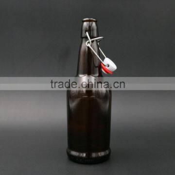 Home brewing used 500 ml Swing Top Amber Glass Beer Bottle