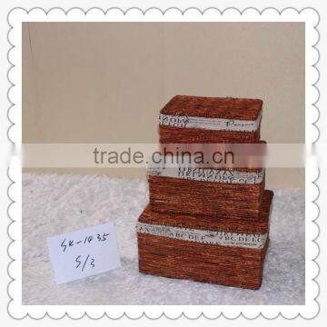 Mordern Convenient Practical Handmade Household Straw Willow Basket photo-6