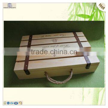 New Luxury High Quality Craft Wine Beer Liquor Display Wooden Box photo-2