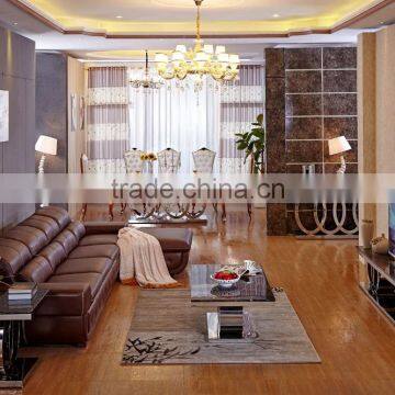 Luxury Dining Room Set Marble Top Side Table photo-5