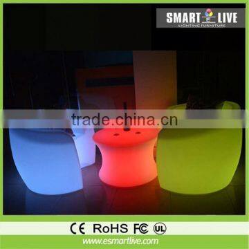 modern type led lightig chairs color change for nightclub led furniture table/led bar furniture/led table