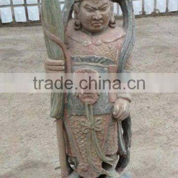 Hand carved wooden buddha statue for garden decoration