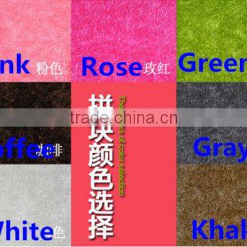30x30cm DIY Size Color Fluffy Anti-skid Rug Dining Room Carpet Bedroom Floor Mat photo-4