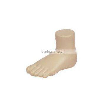 PU stress foot squeeze toy/foot shape stress reliever/anti stress foot foam toy