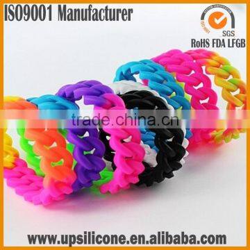 colorful rubber elastic bracelet