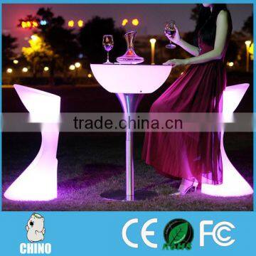 Rechargeable Battery Led Furniture Table via Remote Light up photo-3