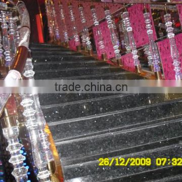 crystal building stairs balustrade