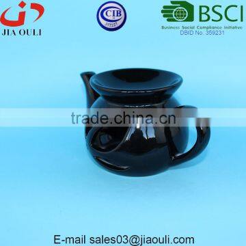 Popular Sales Teapot Shape Tea Light Oil Warmers Ceramic Oil Burner photo-4