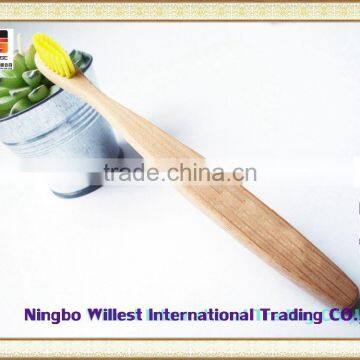 Original ecological natural green bamboo fiber toothbrush for homestay hotel