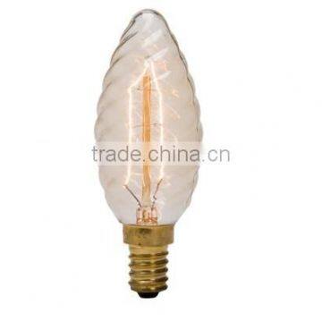 E27 Edison C35 Twist Filament Light Bulb photo-4