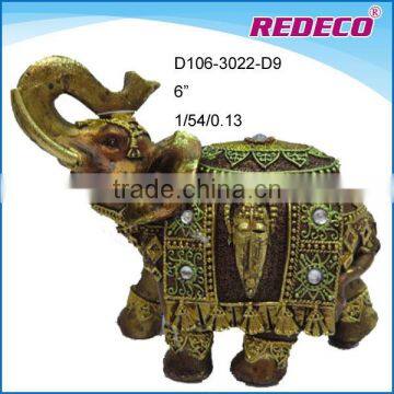 Custom made polyresin abstract elephant sculpture