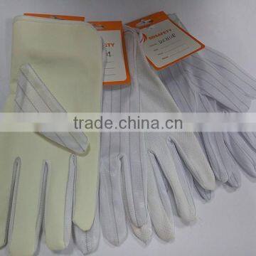 DDSAFETY White Cotton Gloves With Anti Static photo-5